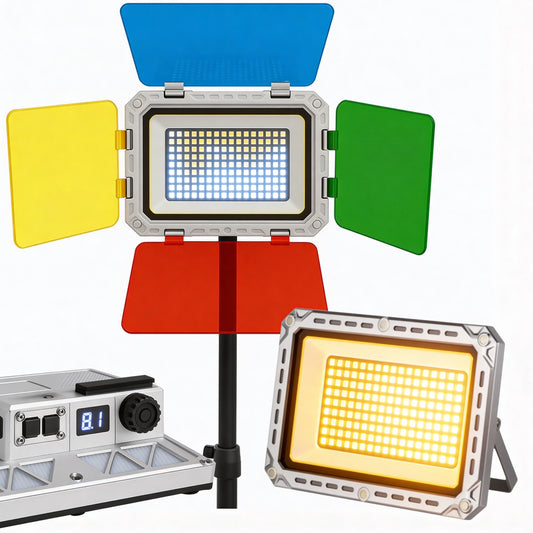 RGB Mıknatıslı Şarjlı Projektör Lamba